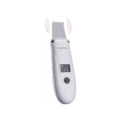 Porodo Lifestyle Ultrasonic Face Scrub & Peeler with LED Display, USB-C Charging, Cleanse, Exfoliate & Revitalize, Easy to Use, 150 Minutes Charging Time - White