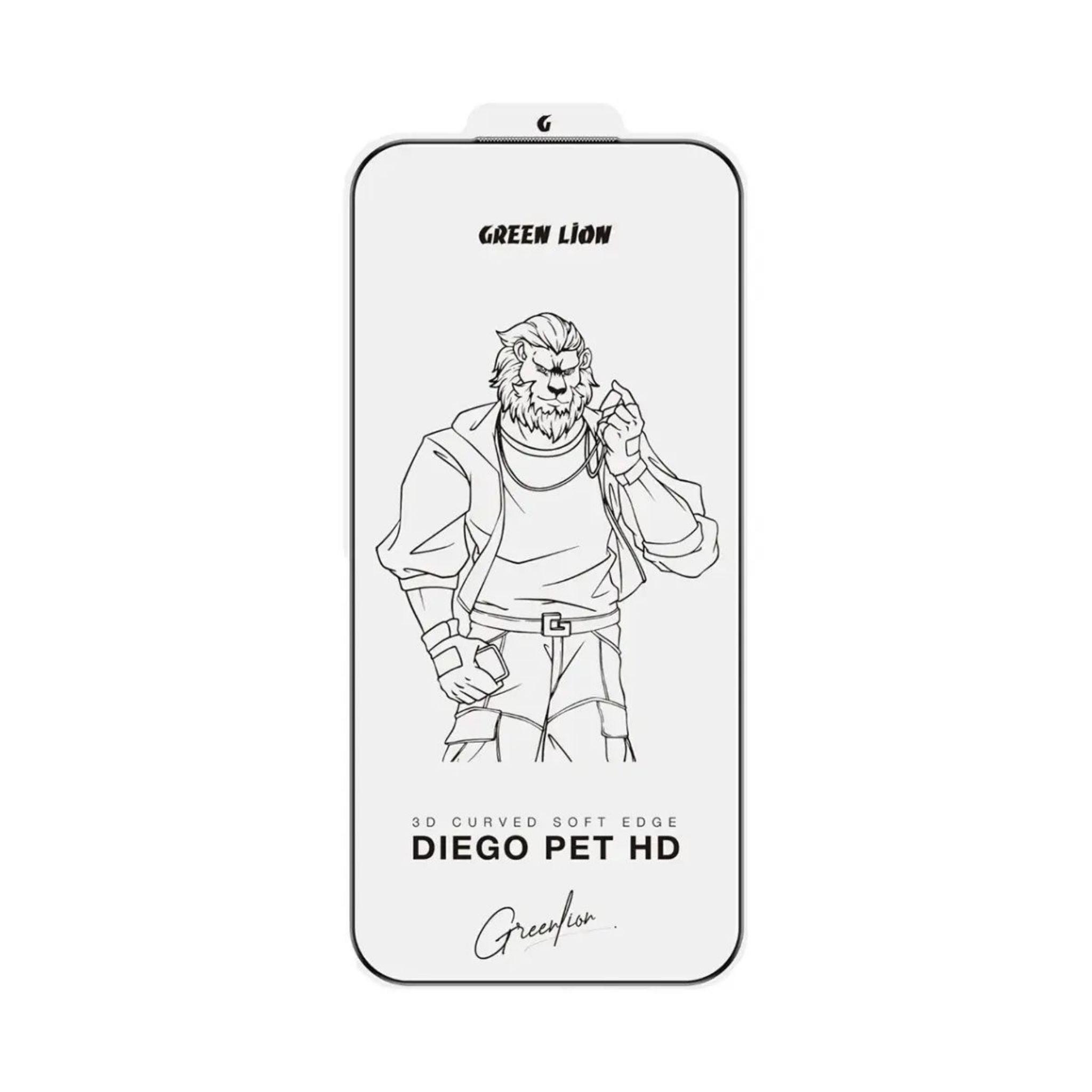 Green Lion Diego Pet HD Screen Protector for iPhone 17 Pro Max - Clear