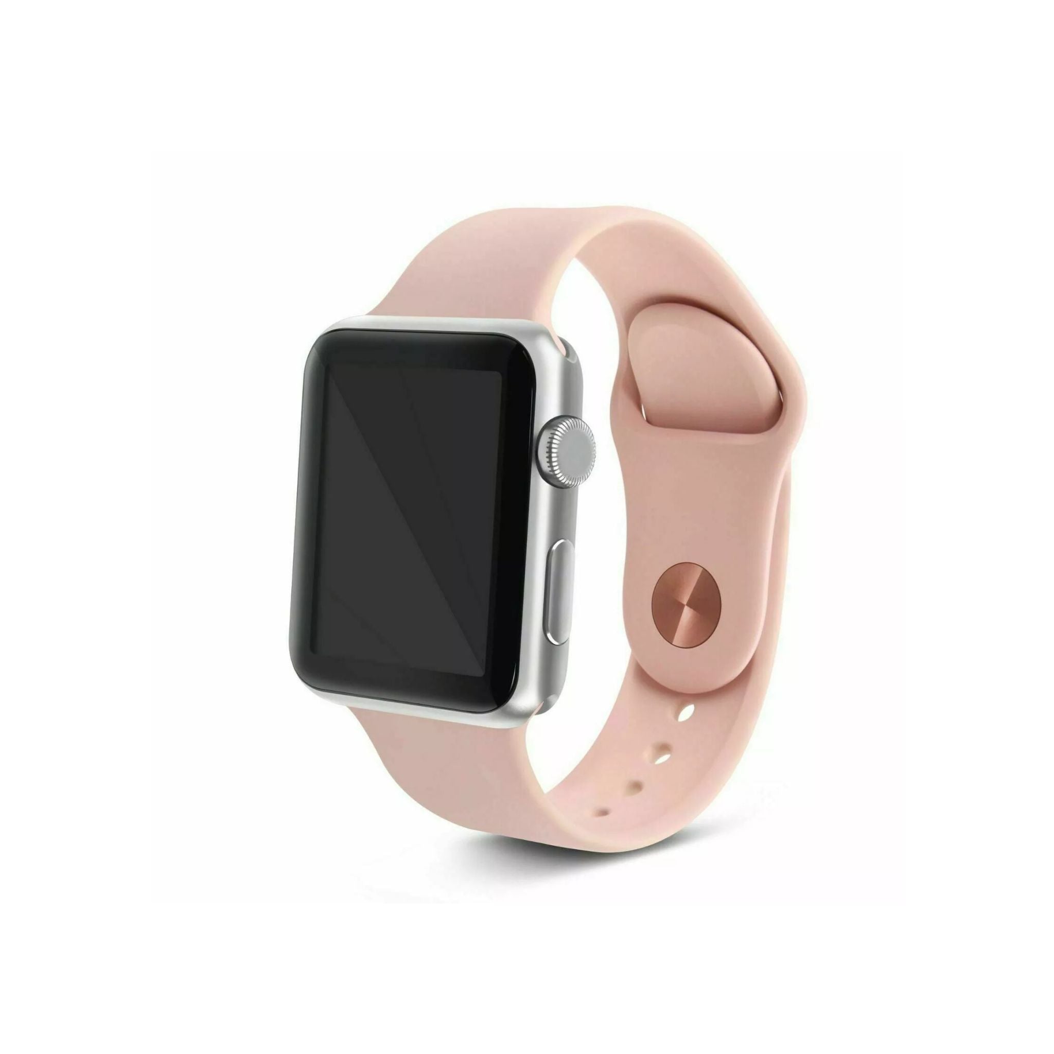 Apple Sport Band For Smart Watch 40MM Pink Sand with Rose Gold