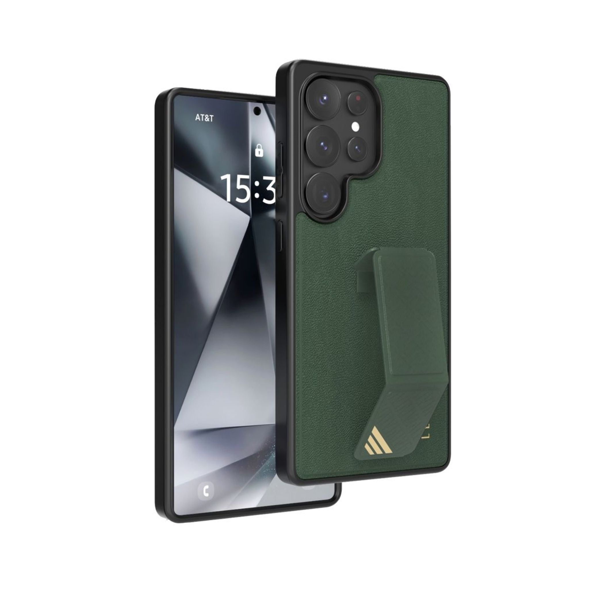 Levelo Morphix Leather Case for Samsung S25 Ultra - Green