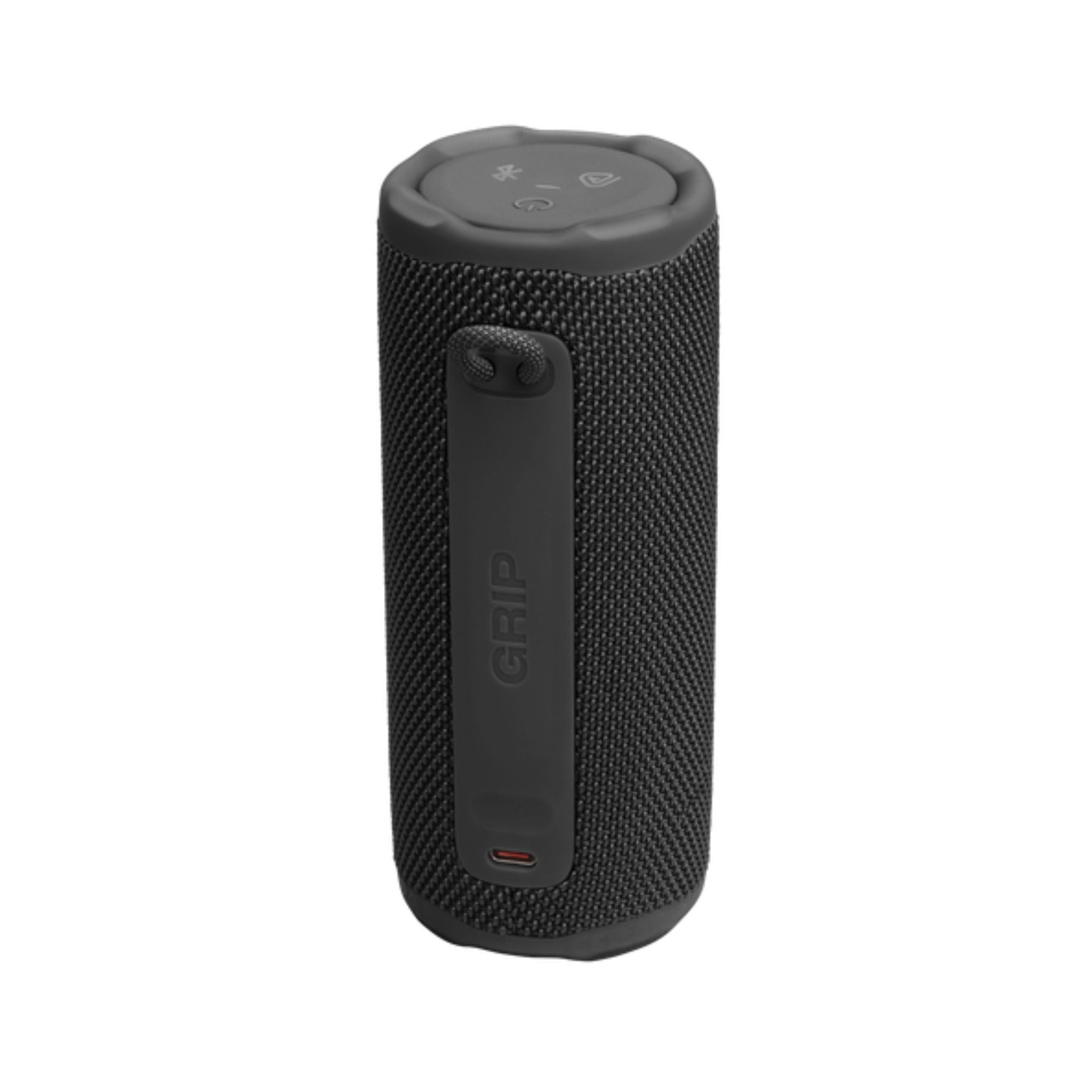 JBL Grip Compact Bluetooth Speaker, JBL Pro Sound with AI Sound Boost, IP68 Waterproof and Dustproof, Ambient Light, Up to 14 Hours Playback, Auracast Multi-Speaker, JBL Portable App, Black