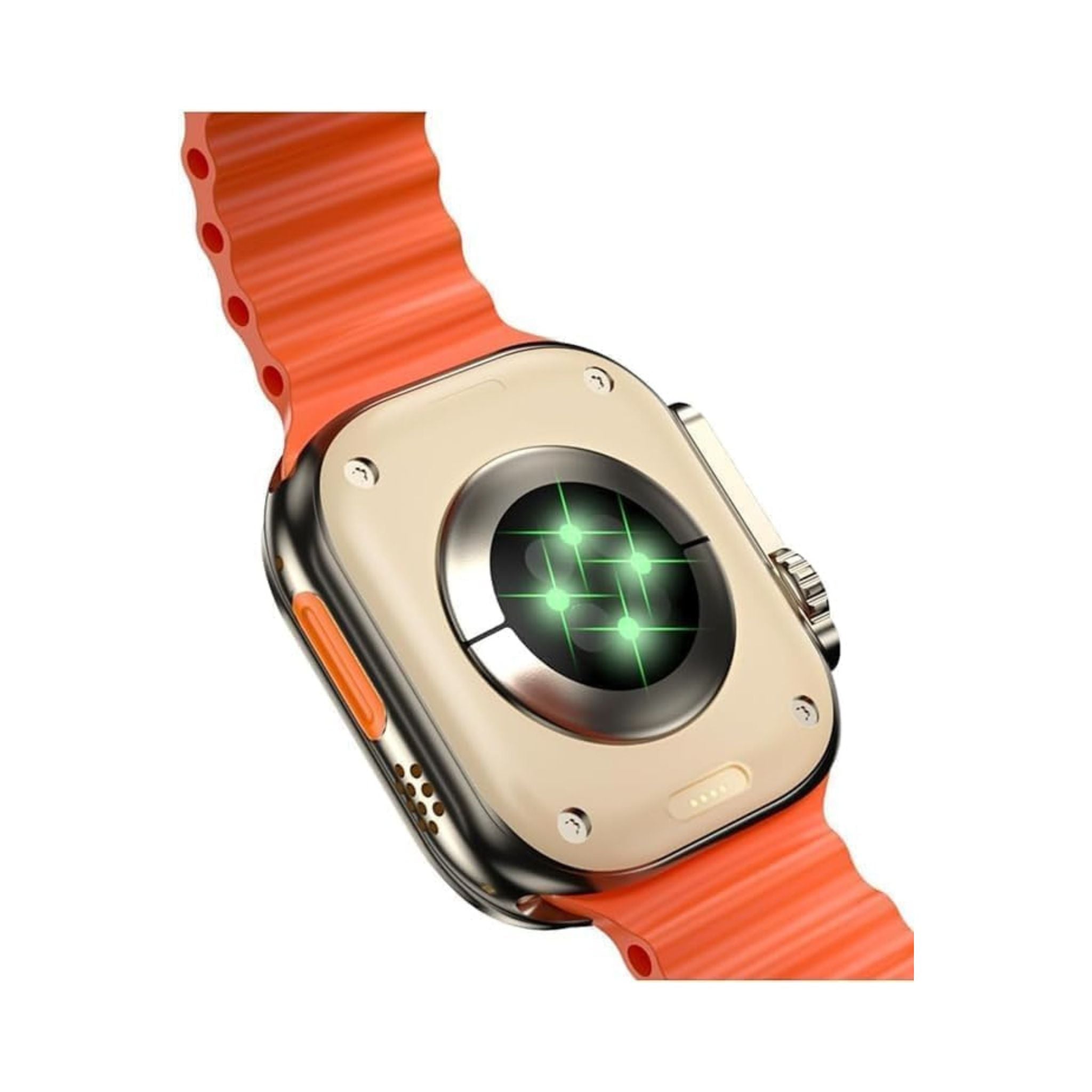 Modio 4G Ultra Smartwatch – 2.2" HD Display, SIM Support, 3 Strap Sets, Fitness Tracking, Heart Rate Monitor, Sleep Tracker, Bluetooth Connectivity, Advanced Features, Stylish Gold Design for Men