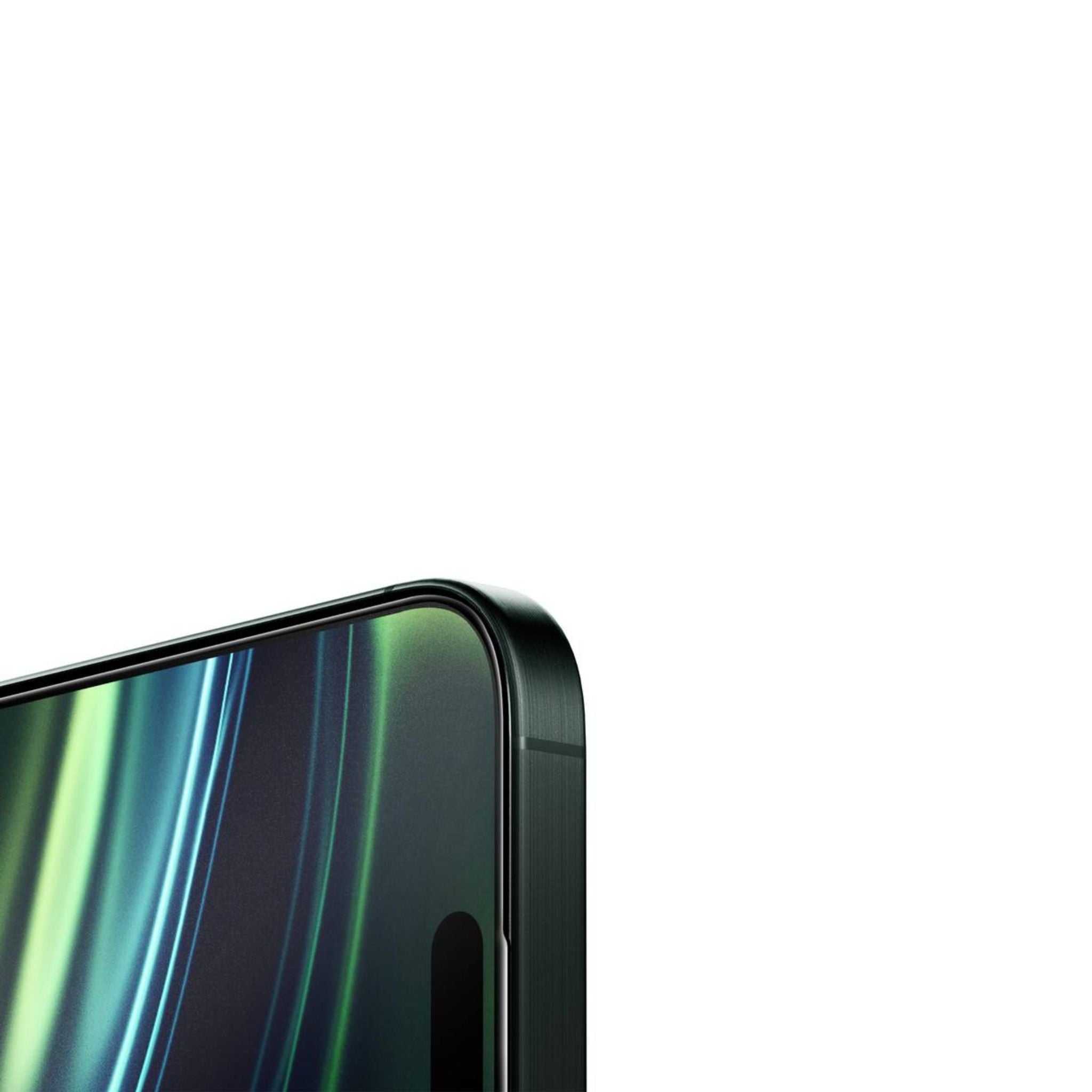 Green Lion 3D Silicone Plus Advanced Privacy Edge Glass for iPhone 16 Plus, Crystal Clear, Bubble Free, Anti Scratch, Highly Responsive, Anti Fingerprint, Grease Resistance - Black