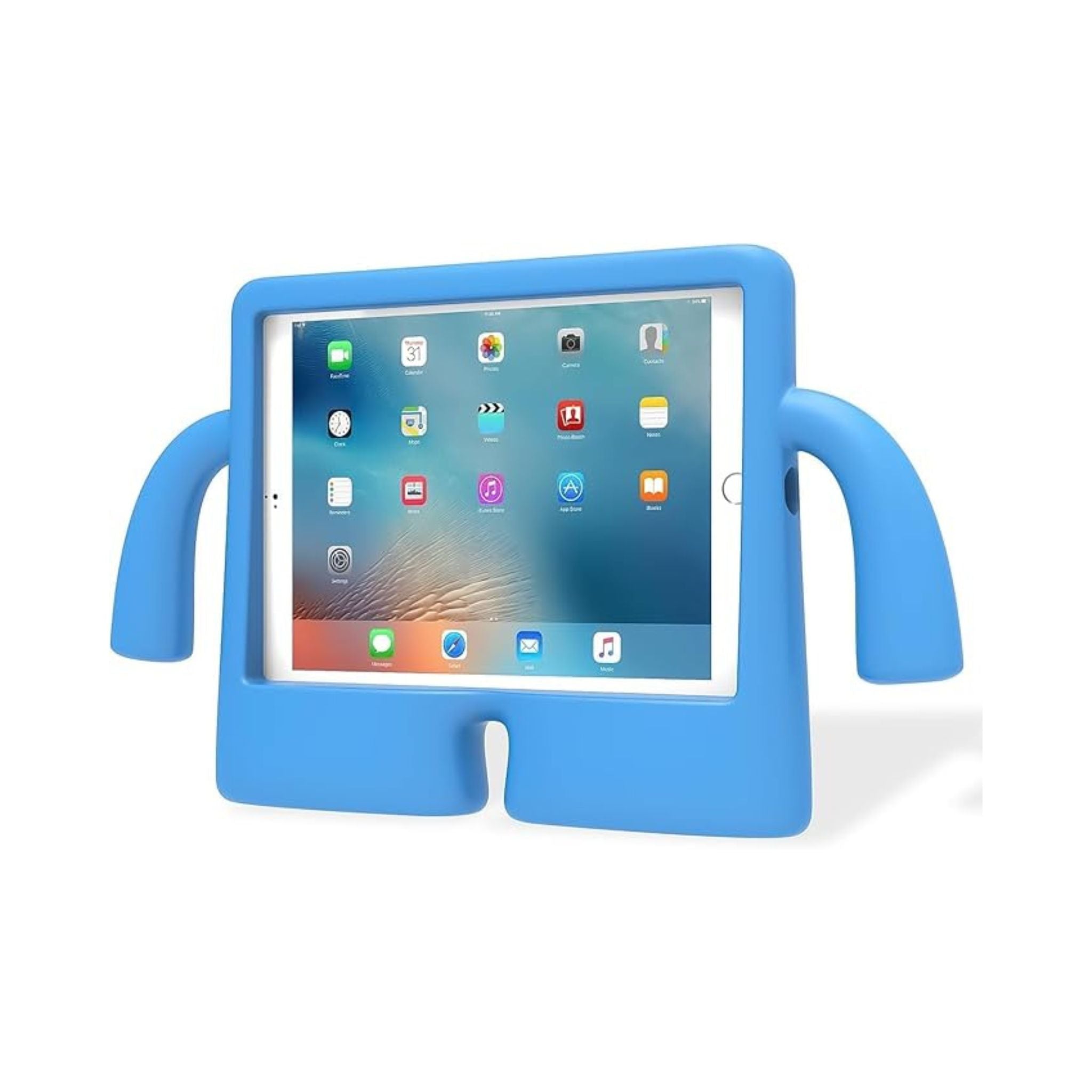 iPad 10.2/10.5 Case 9th/8th/7th Generation (2021/2020/2019), iPad Air 3rd Generation/Pro Shockproof Rugged Protective Case for Kids Boys Girls-Light Blue