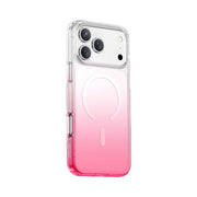 Green Lion Gradient Magsafe Case for iPhone 17 Pro, Powerful Magnetic Lock, Antioxidant Layer, Scratch Resistant, Anti-Yellowing, Drop Protection, Air Cushion, Non-Slip Grip - Pink