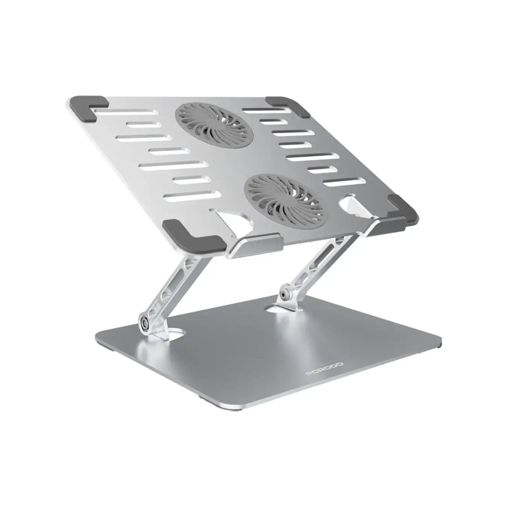 Porodo Aerodesk Cooling Laptop Stand - Silver