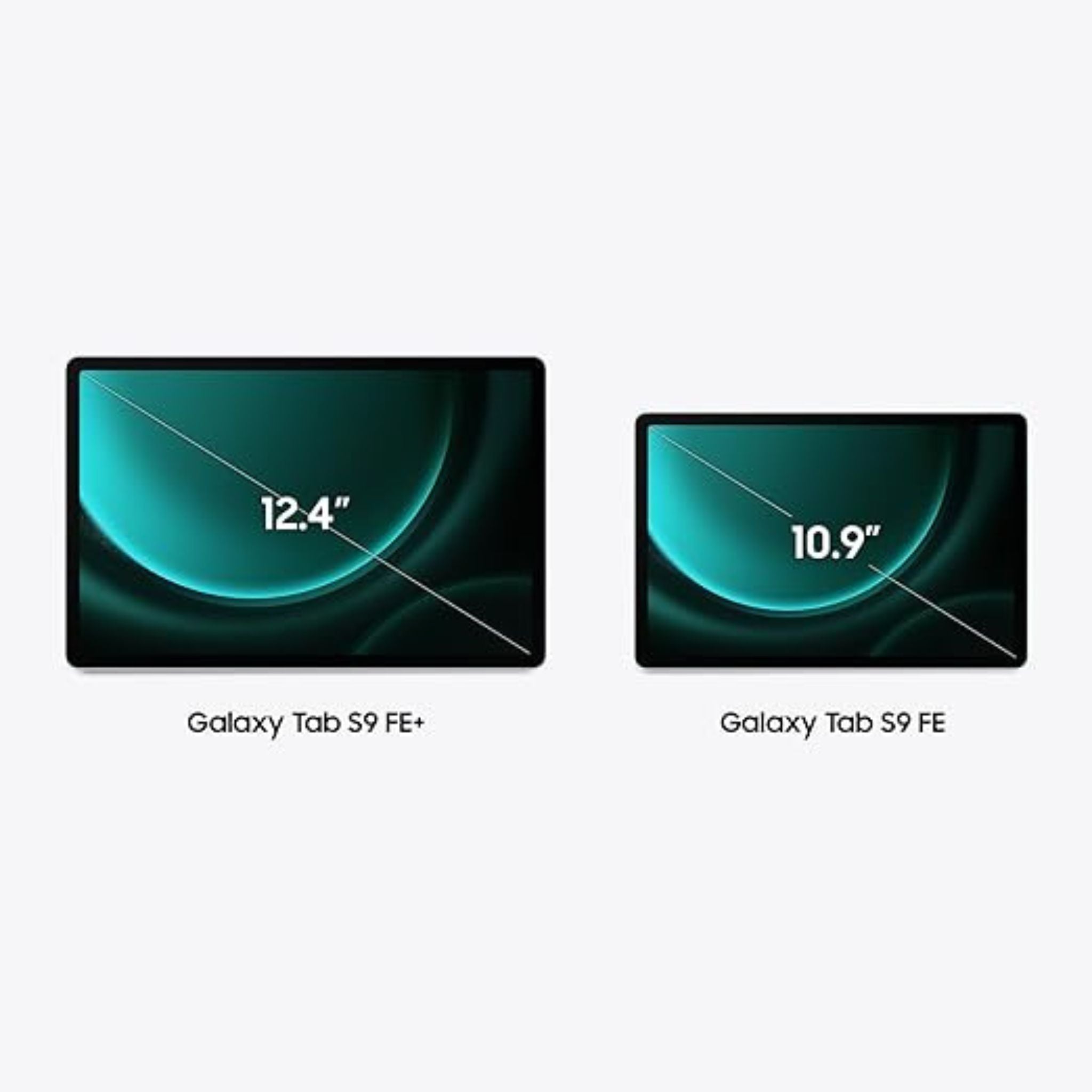 Samsung Galaxy Tab S9 FE+ WiFi Android Tablet, S Pen Included-Silver (UAE Version)
