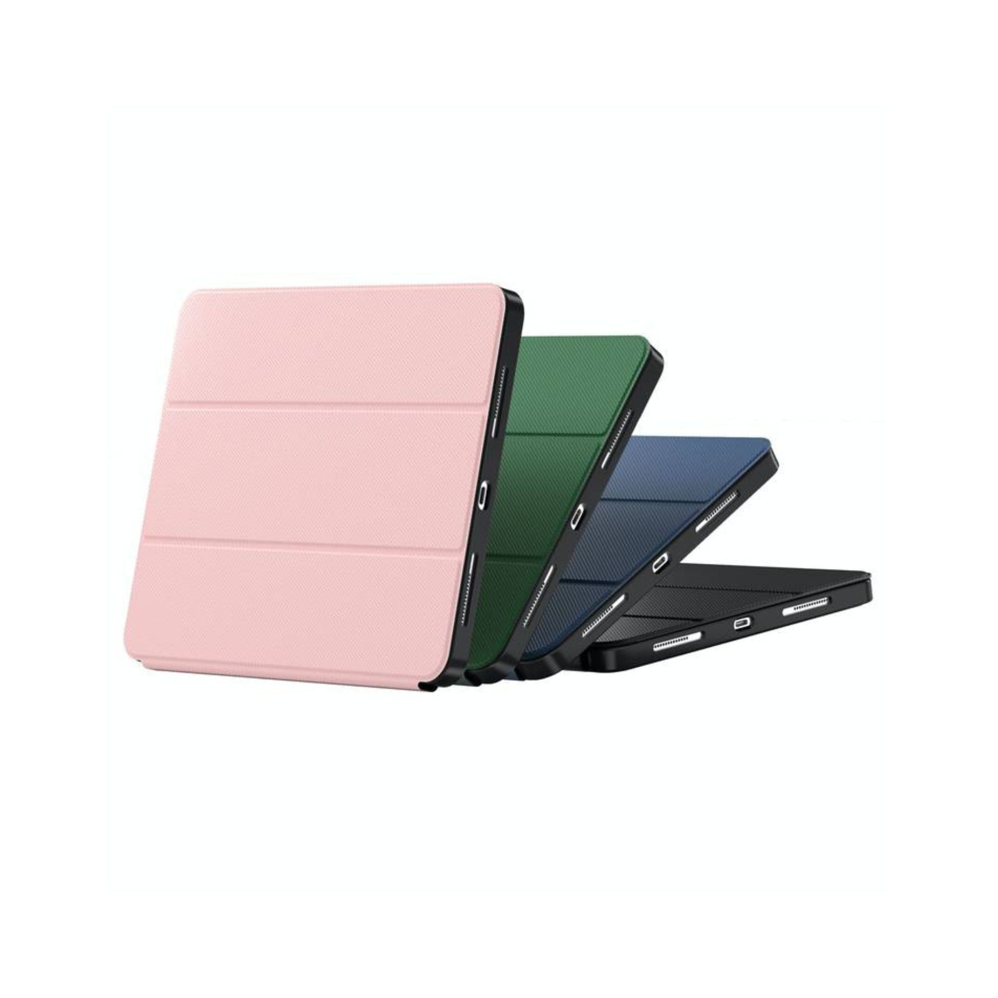 Green Lion Hogo Premium Case with Pencil Holder for iPad Pro 13", Ultra Slim Fit, Stable Tri-Fold Stand, Built-in Pencil Holder, Magnetic Smart Cover, Auto Sleep/Wake - Blue