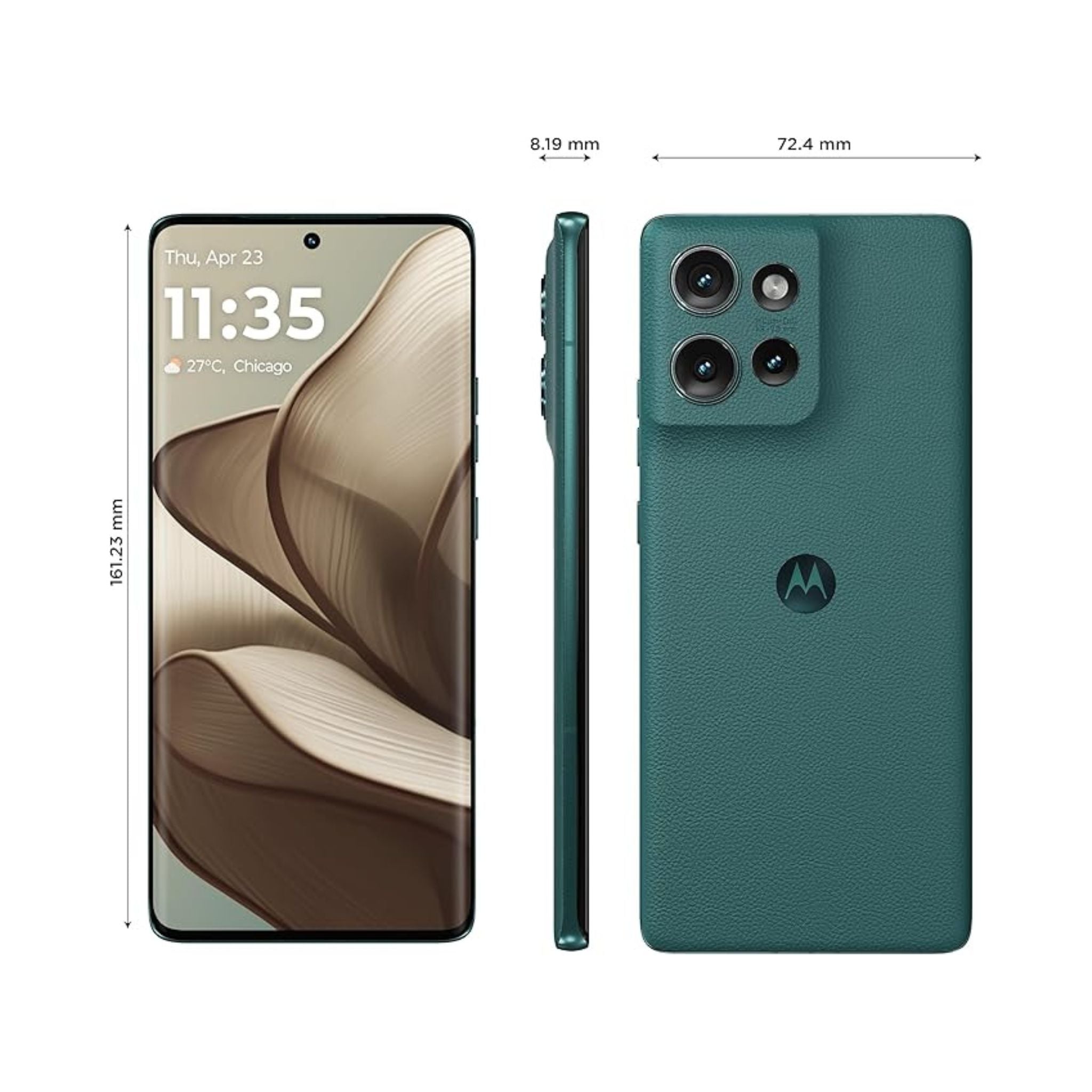 Motorola Edge 50 5G, Dual SIM, 12GB RAM 512 GB ROM - International Version- Jungle Green