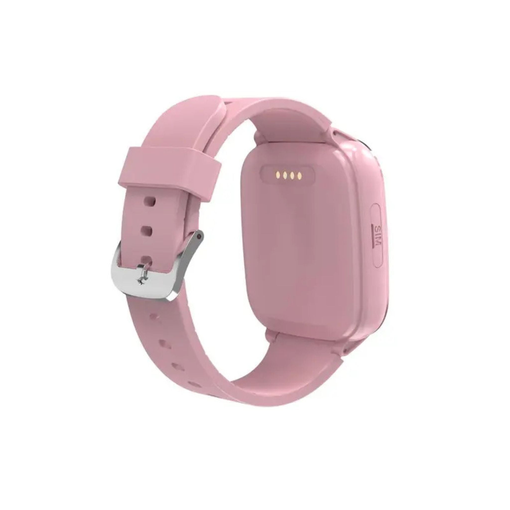 Porodo Junicare 4G Kids GPS Smart Watch with 1.85" IPS Touch Display, Nano SIM Support, Real-Time GPS & WiFi Tracking, Video Calling, 0.3MP Camera, 700mAh Battery, 36H Working Time, IP67 Water Resistant, RTOS System – Kids Smartwatch - Pink