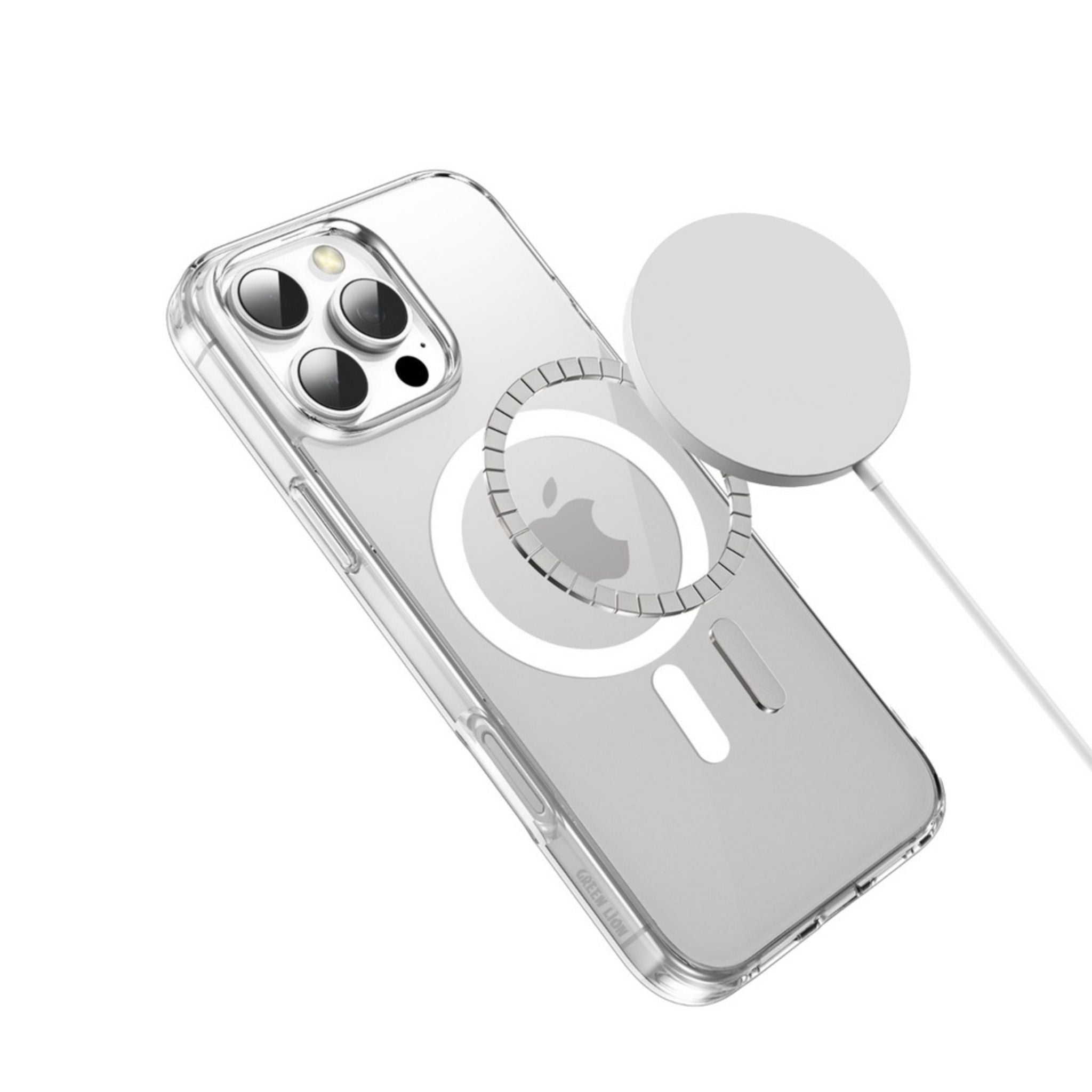 Green Lion MagSafe Crystal Clear for iPhone 16 Pro Max - Clear