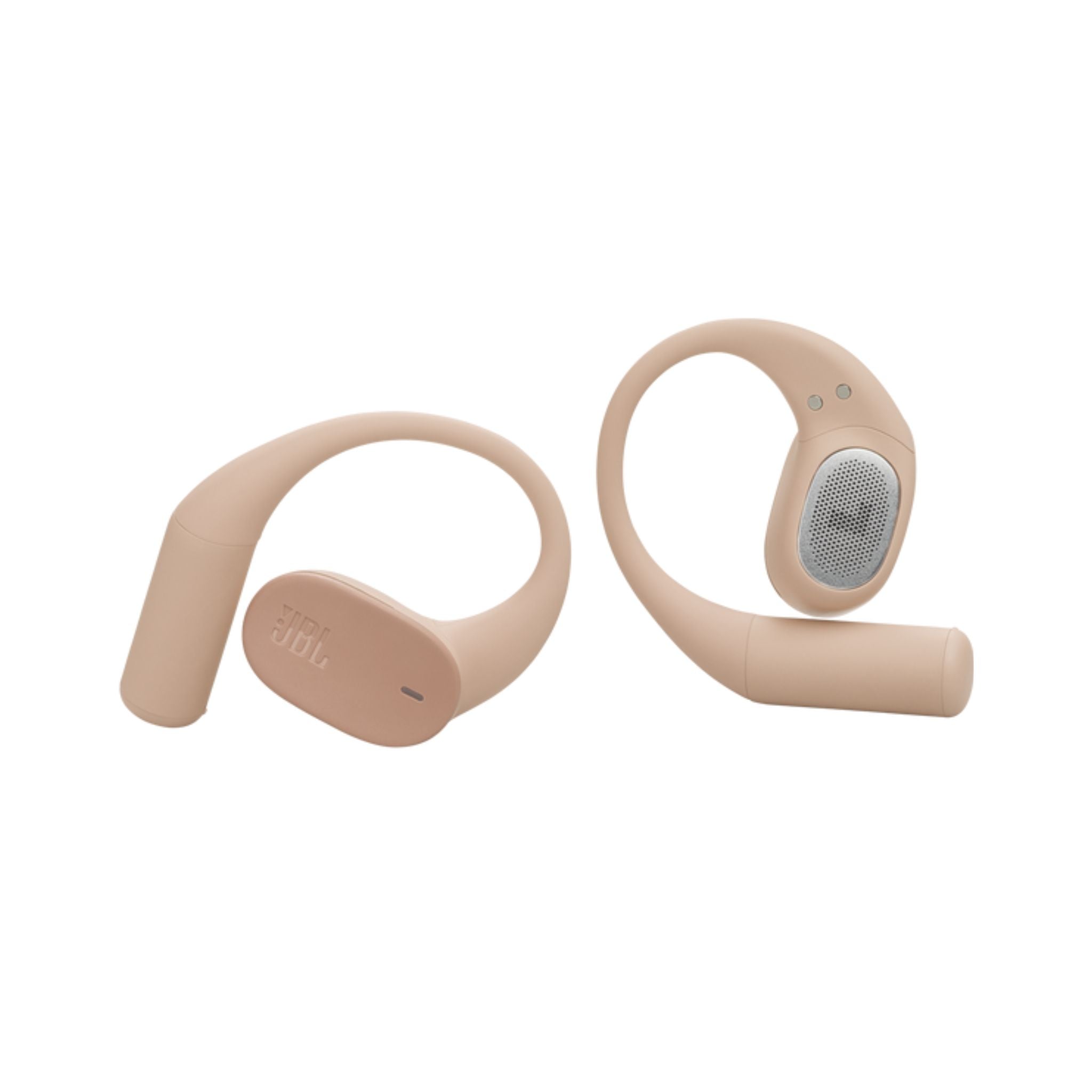 JBL Sense Lite Wireless Earbuds with Open Design and Ear Hook, JBL OpenSound Air Conduction Technology, 32 Hours Operation, Water & Dust Resistant IP54- Beige