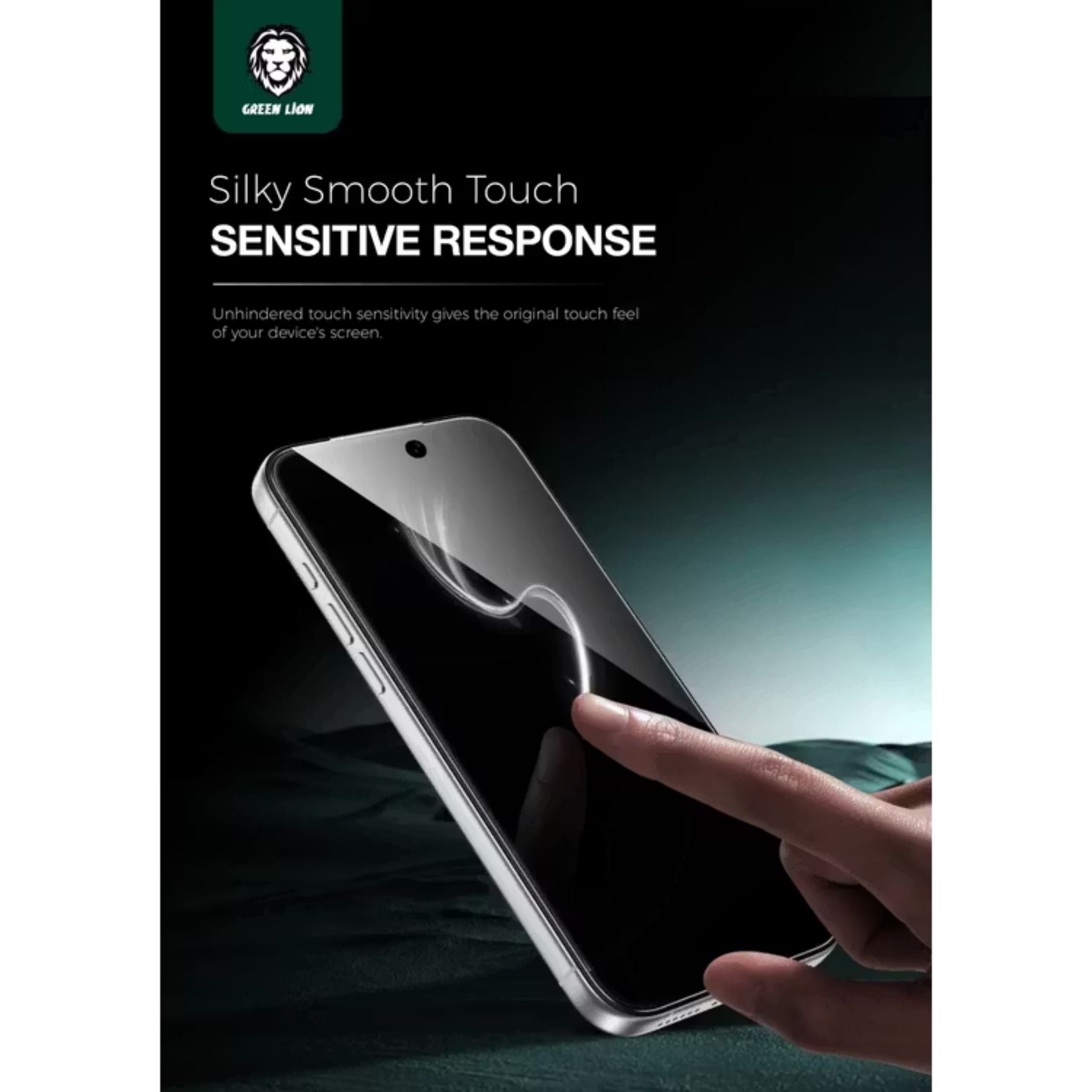 Green Lion 9H Steve Privacy Screen Protector for iPhone 17 Pro Max, Anti-Peeping Glass, 9H Item Hardness, Crystal Clear, Highly Responsive, Privacy Protection, Anti-Fingerprint, Anti-Scratch, Oleophobic Coating, Ultra-Thin - Black
