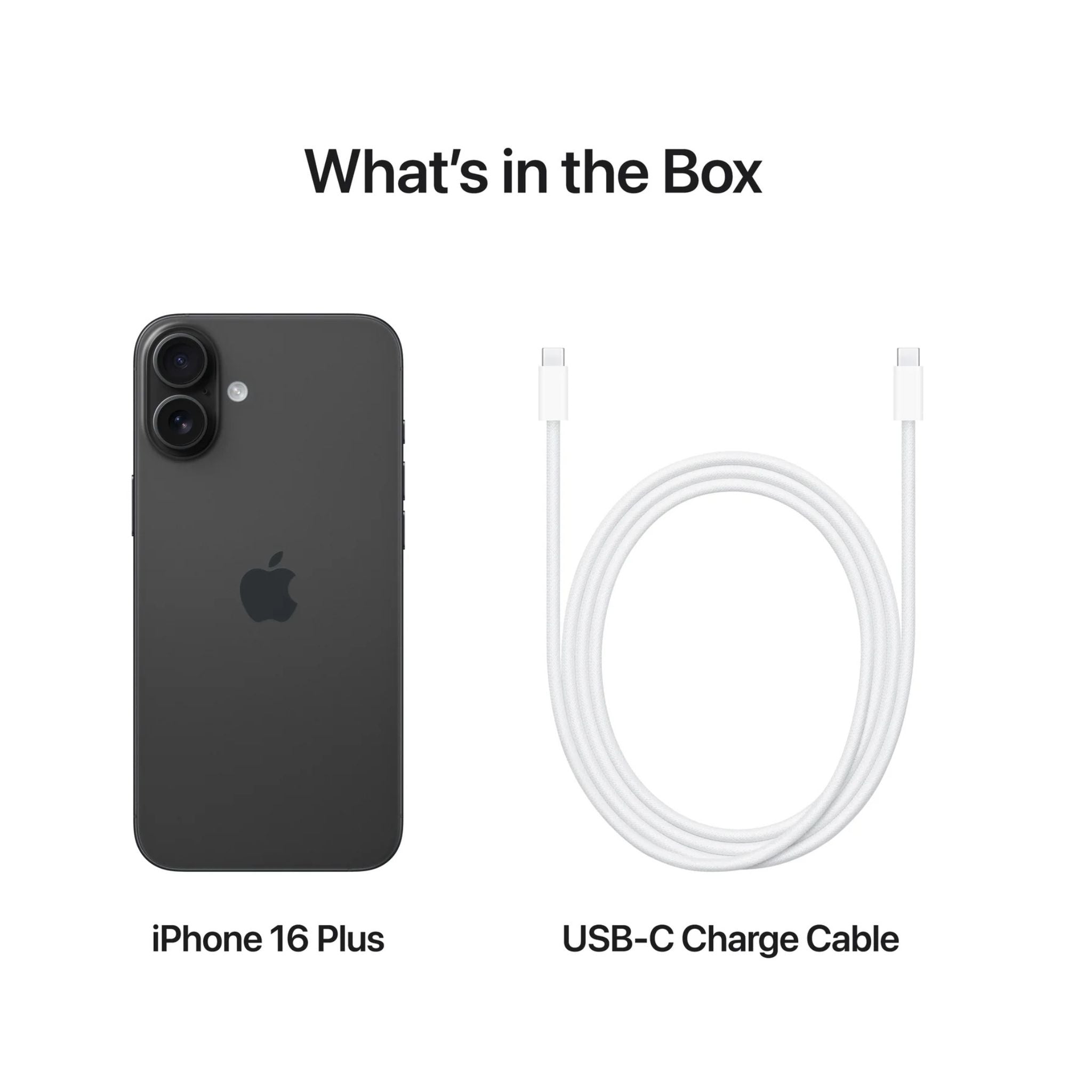 Apple iPhone 16 Plus (128 GB) - Black (INDIA)