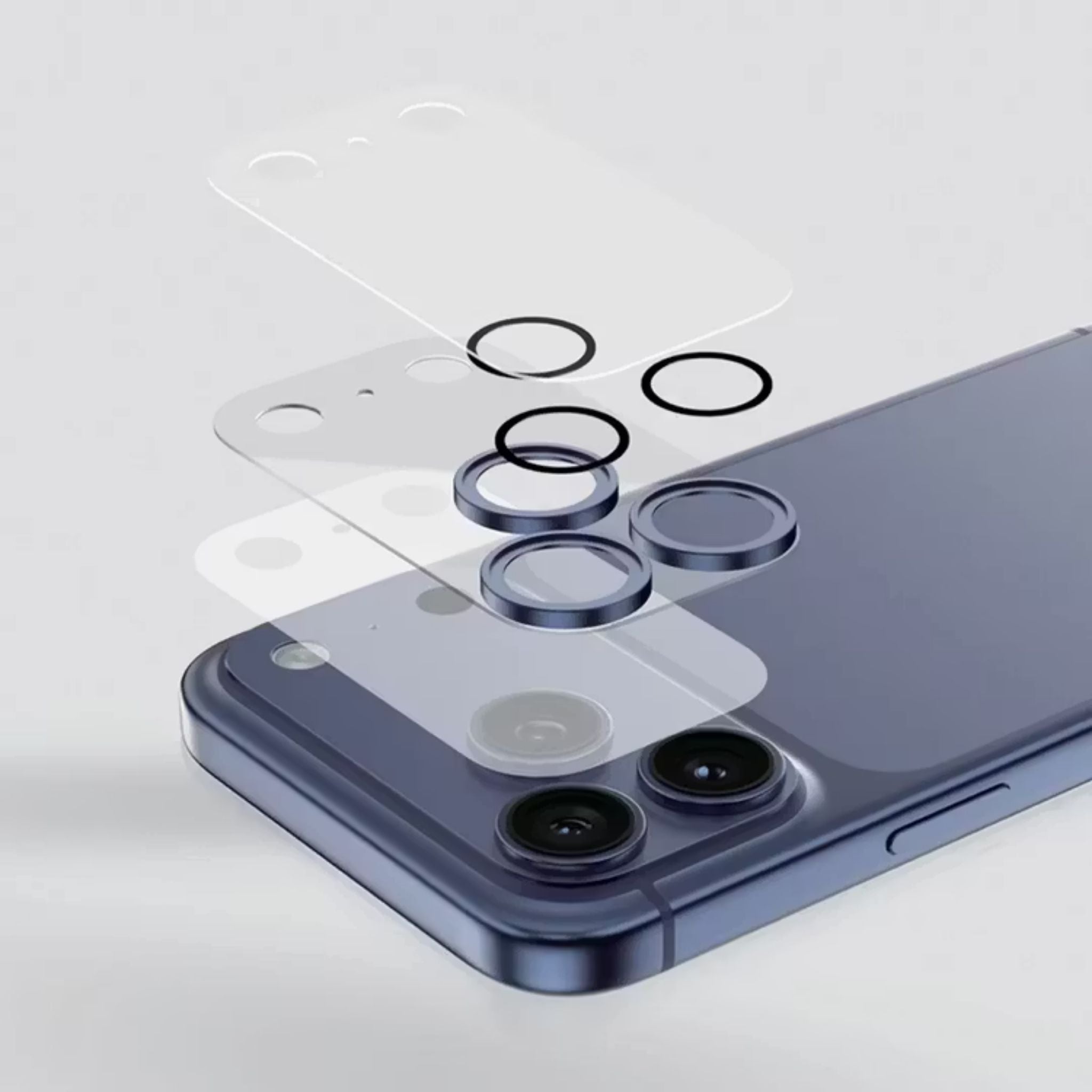 Green Lion Kanzen Camera Lens for iPhone 17 Pro, 9H Hardness, Easy to Apply, Anti Fingerprint, Bubble Free, Full Coverage, Ultra Clear Shooting, Impact Resistant, Ultra-Thin Base - Blue