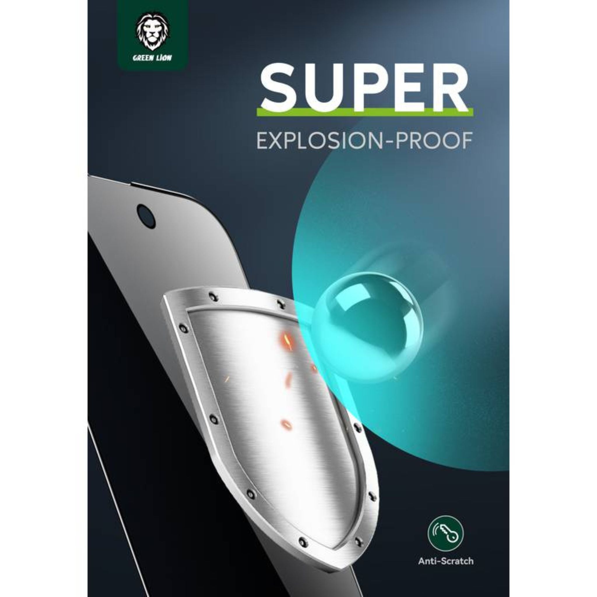 Green Lion 9H Steve Privacy Screen Protector for iPhone 14 Pro Max (6.7"), Anti Scratch, Anti Fingerprint, Highly Responsive - Black
