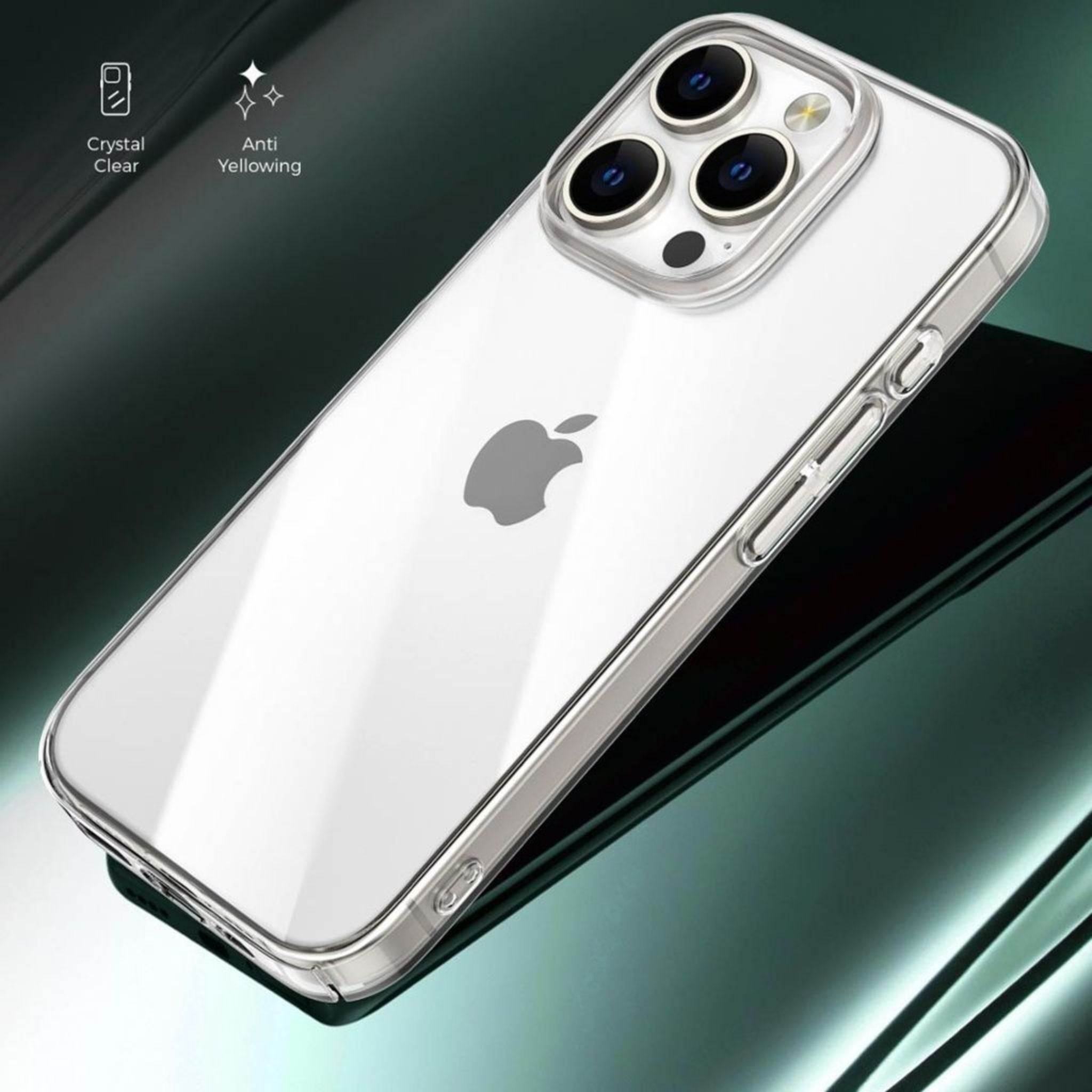 Green Lion Delgado PC Case for iPhone 16 Pro Max - Clear