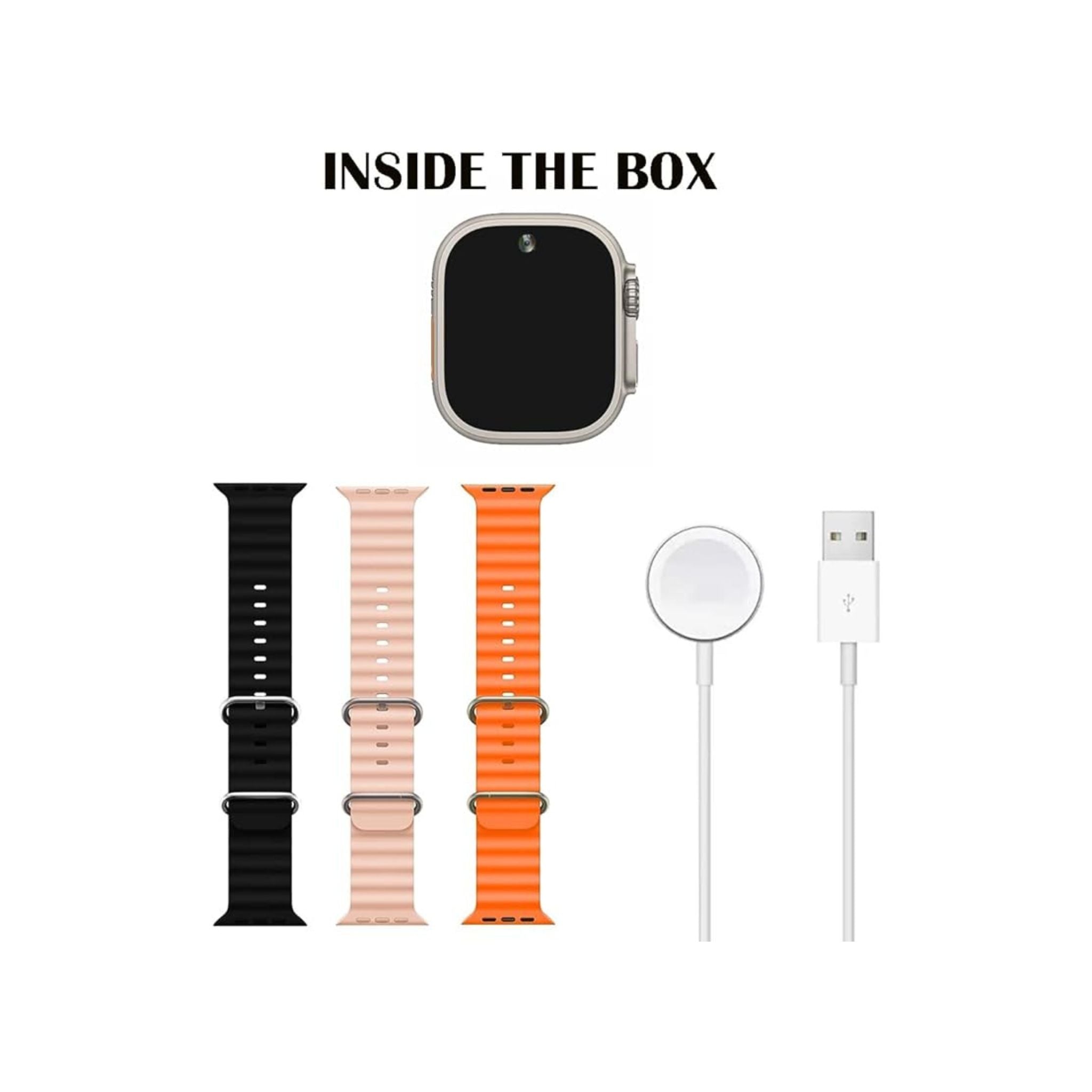 Telzeal TC4G Smart Watch with 2.2 Inch Full Touch HD Display, Bluetooth Calling, Health Monitoring, Activity Tracker, Multiple Watch Faces, Notifications, Weather Updates, Long Battery Life, Stylish Metal Body – Gold