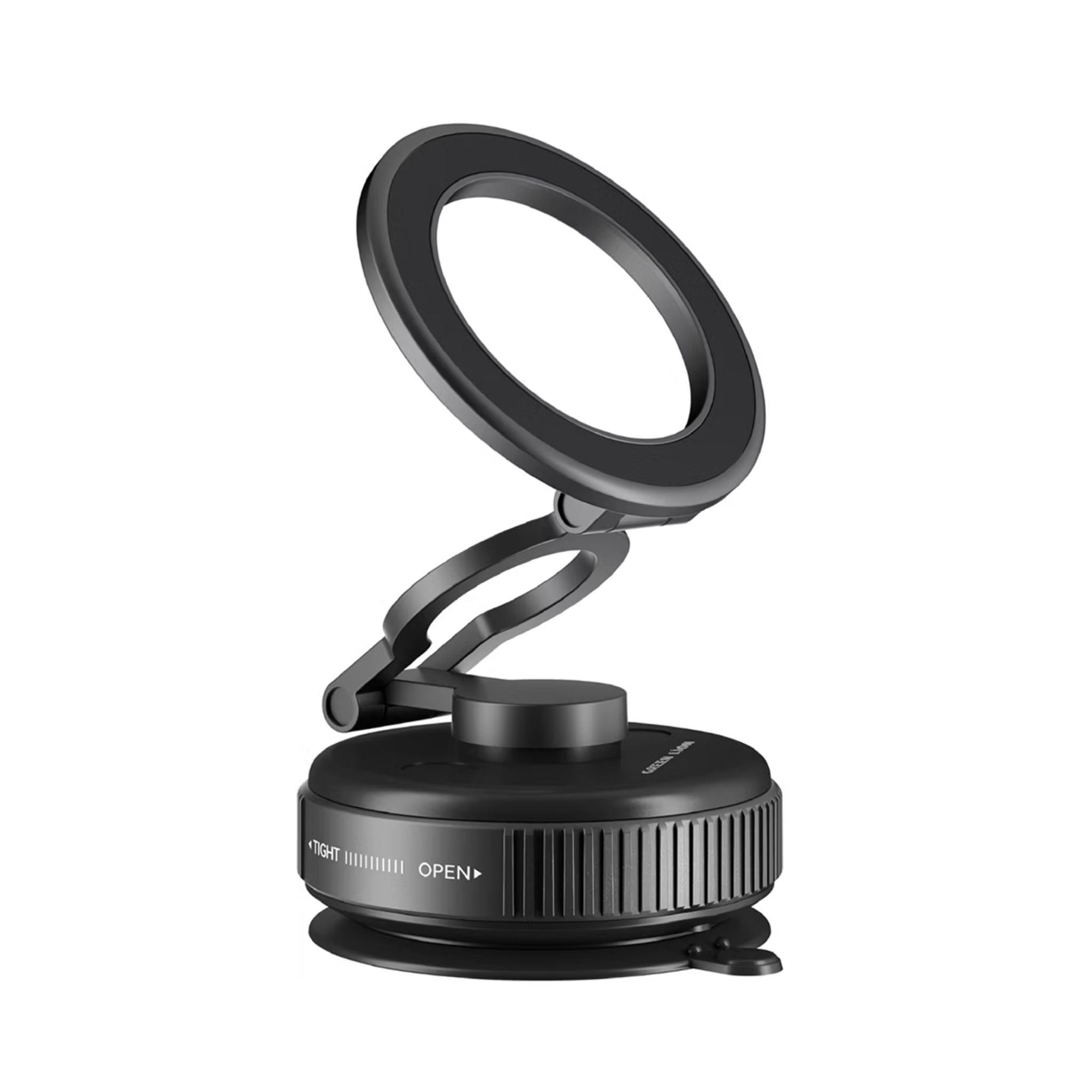 Green Lion GX-40 MagSafe Suction Phone Holder with Strong Suction Cup, MagSafe Compatible, Foldable & Rotatable, 360° Rotation, 1kg Adsorption Force, Vacuum Adsorption - Black
