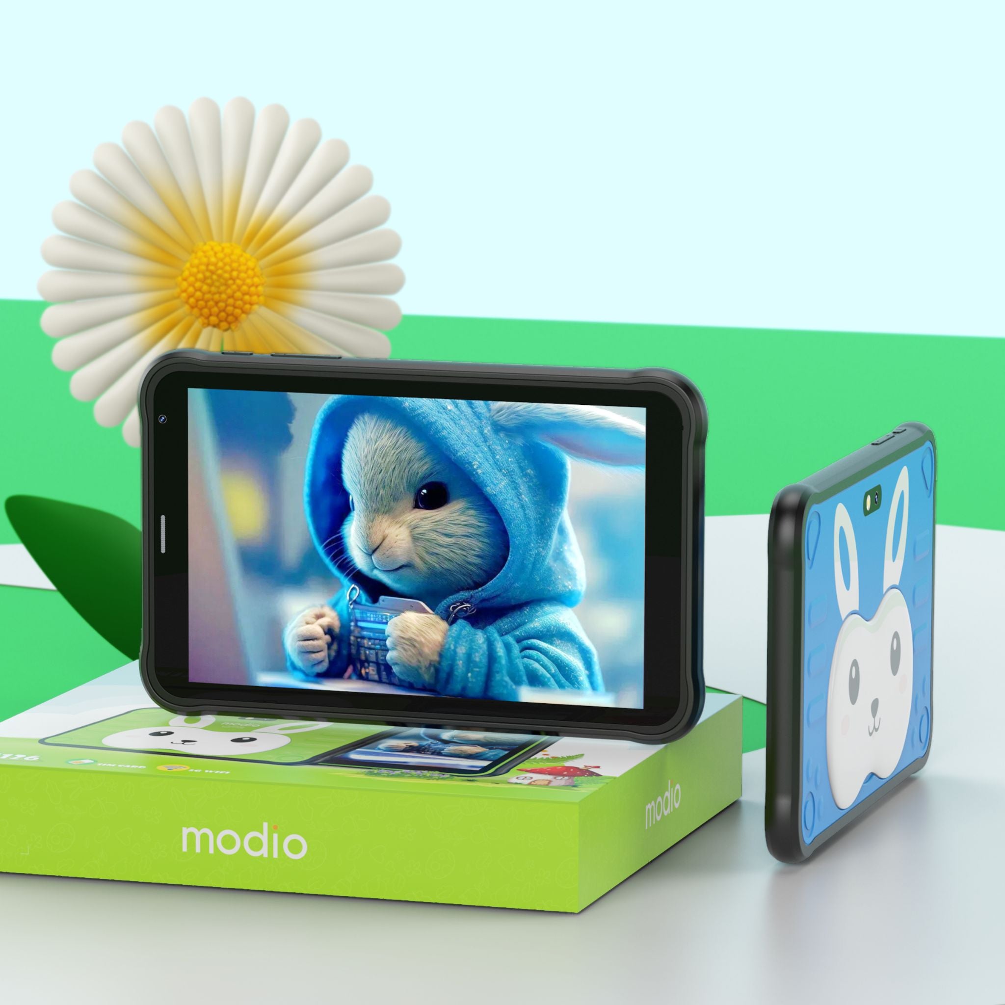 Modio M126 5G Android Tablet – 8" Display, 6GB RAM, 256GB ROM, Dual Cameras, High-Performance, Portable, User-Friendly- Black