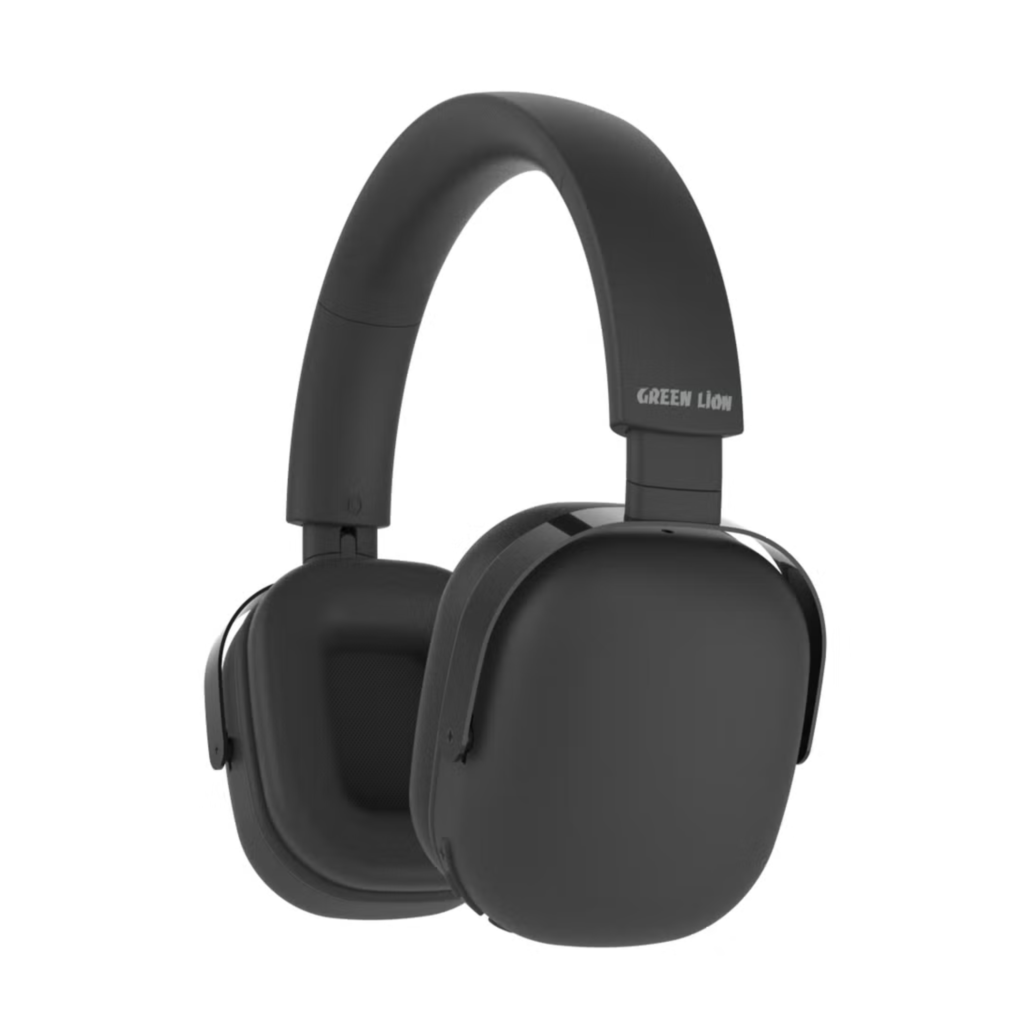 Green Lion ECO ANC Zero Noise Headphones, 300mAh Battery, 2.5 Hours of Charging Time, 40mm Driver, AUX Support, Input Microphone, Bluetooth Version 5.3, Clear Sound, Compact and Portable - Black