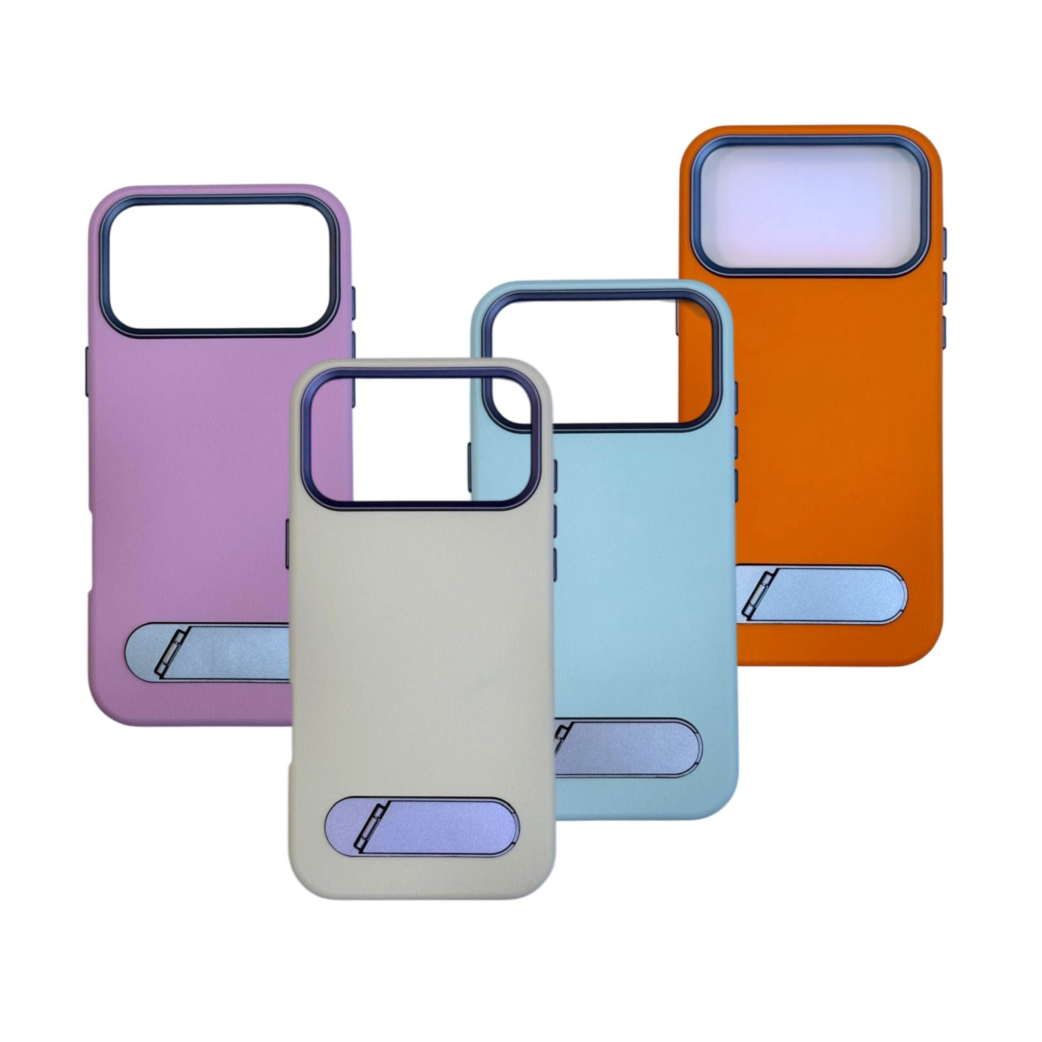Maxora Iphone 17 Pro Max Leather Case with Kickstand